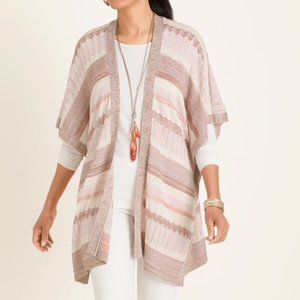 Textures Shine Ruana Wrap